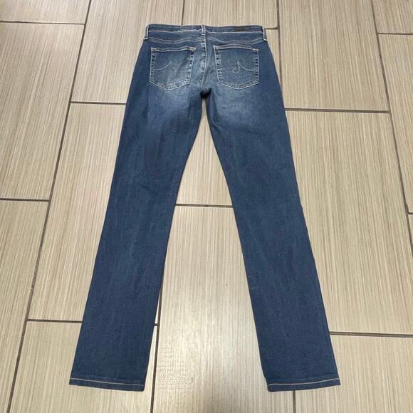 AG Adriano Goldschmied Womens The Harper Essential Straight blue Jeans sz 28R - Picture 2 of 12